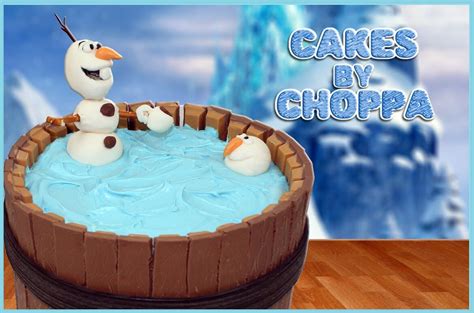 Olaf Hot Tub Cake Olaf Cake Frozen Birthday Kit Kat Cake