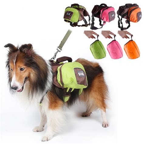 large dog waterproof backpack supplies big dogs foldable outdoor traval package products pet ...