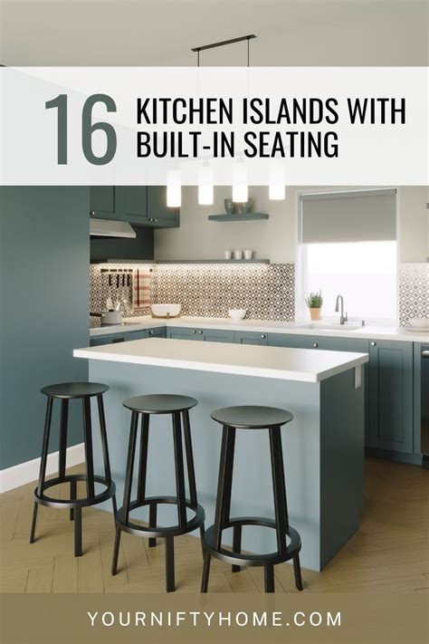 16 Stunning Kitchen Islands With Built In Seating Built In Seating