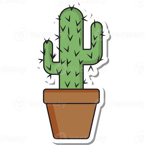 colección de planes de cactus de pegatinas estéticas 16725930 PNG