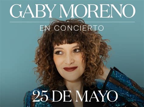 GABY MORENO DESLUMBRARÁ CON SU TALENTO EN UN EXCLUSIVO CONCIERTO