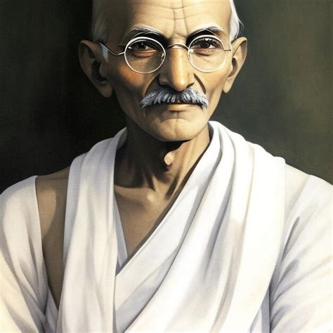 Mahatma Gandhi Lutador Pela Liberdade Indiana De Outubro Foto Premium