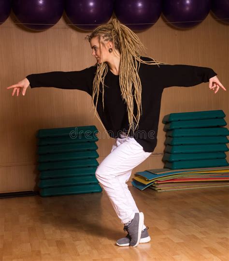 Hip Hop Is Danced By Skilful Dancer Stock Photo Image Of Flexibility