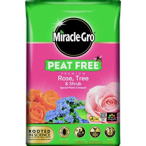 Miracle Gro Peat Free Rose Tree And Shrub Compost Jds Diy