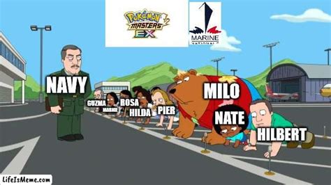 Pokemon Masters EX X Marine Nationale LifeIsMeme