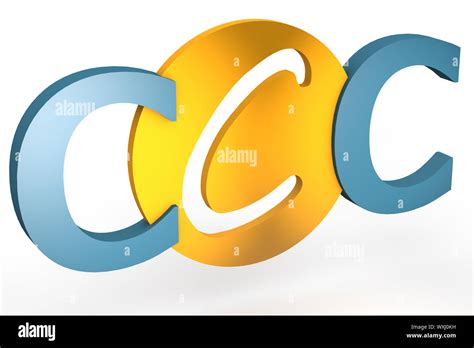 acronym concept ccc  customer care center isolated  white