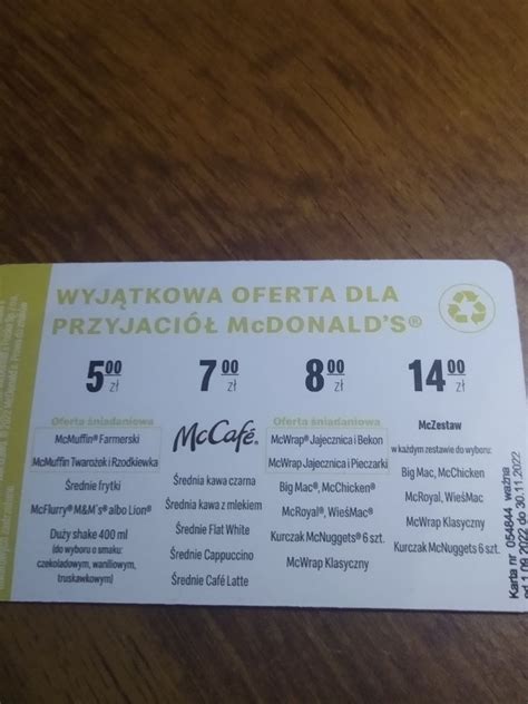 Karta Kolekcjonerska Mcdonalds Kielce Kup Teraz Na Allegro Lokalnie