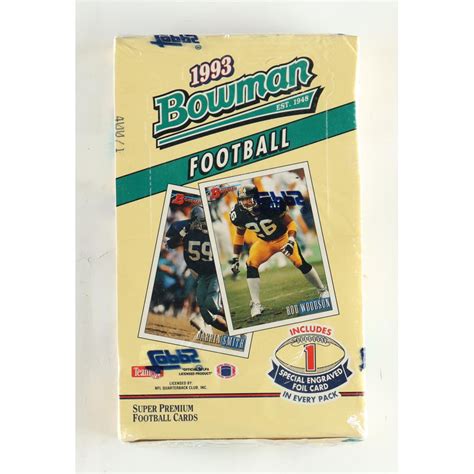 Bowman Football Hobby Box With Packs Pristine Auction