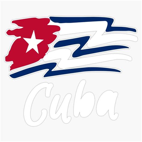 Cuban Flag Cuba Miami Spanish Cuban Roots Sticker Vinyl