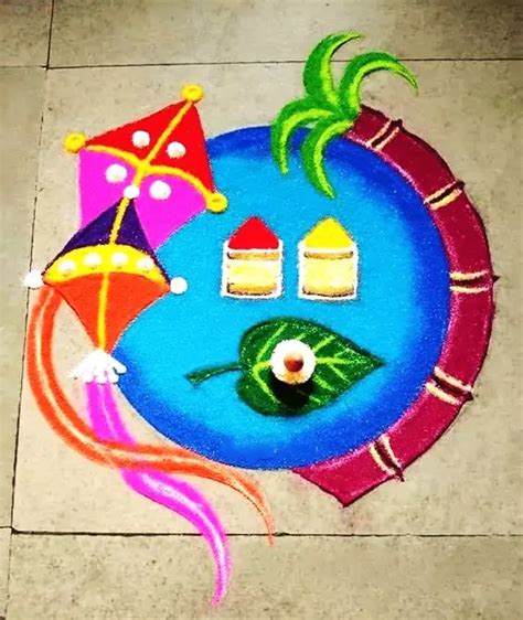 Makar Sankranti Rangoli Designs 2024