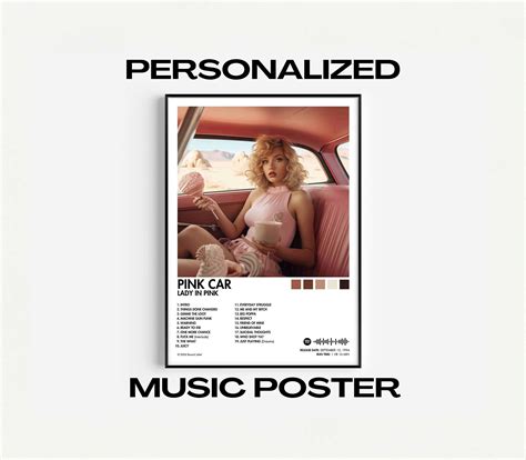 Personalized Album Cover Poster Custom Digital Music Poster Album