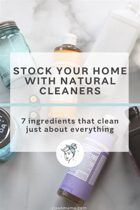 Stock Your Home with Natural Cleaners : 7 Ingredients that Clean Just ...