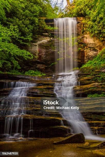 Raven Rock Falls Western North Carolina Stock Photo Download Image