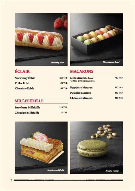 Paul Bakery Menu Paulthailand