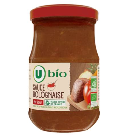 Sauce Bolognaise BIO U Bio 200 G La Belle Vie Courses En Ligne