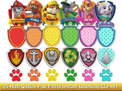 Paw patrol badge – Artofit