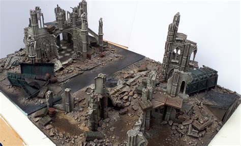 28mm gothic spaceship wreck part b ver 1 wargaming terrain legion ...