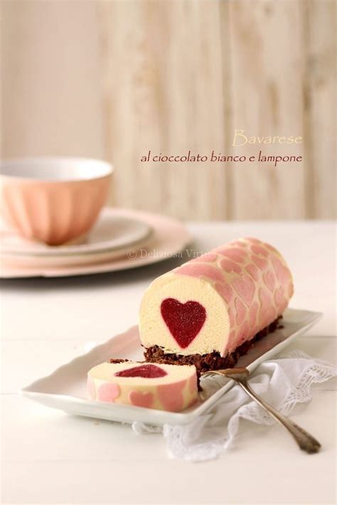 Bavarese Al Cioccolato Bianco E Lampone Deliziosa Virt Roll Cake