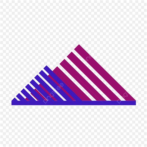 Geometric Triangle Clipart Transparent Png Hd Blue Purple Triangle