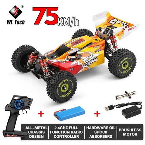 Wltoys El Trico De Alta Velocidade Off Road Controle Remoto Drift Car