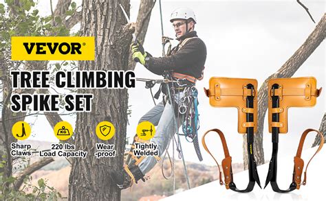 Vevor Tree Climbing Spikes In Alloy Steel Adjustable Pole Climbing