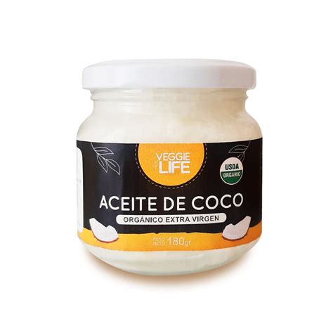 Aceite De Coco Veggie Life 180g Veggielife