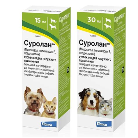 Суролан ушные капли для кошек: инструкция, отзывы, цена