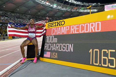 Track Star Shacarri Richardson Call Her Madam Champion Los Angeles