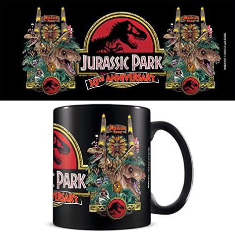 Jurassic Park Mug In Presentation T Box 30th Anniversary Logo Design 11oz Black Mug T