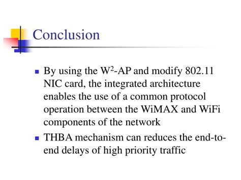 Ppt An Integrated Wimax Wifi Architecture With Qos Consistency Over