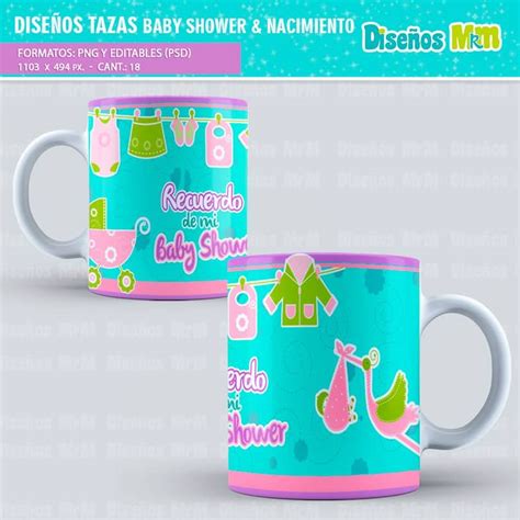 Dise Os De Babyshower Para Sublimar Mugs