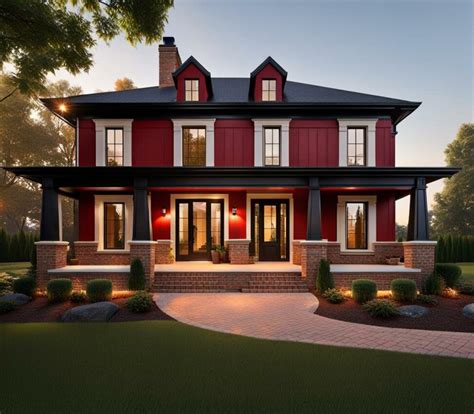 Picking the Perfect Exterior Paint Colors for Your Red Brick House ...