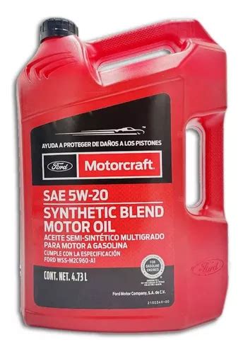 Galón De Aceite Motorcraft 5w20 Semi sintetico A Gasolina Envío gratis