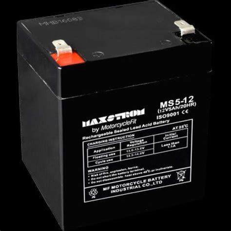 Promo Aki Accu Battery 12v 5ah Ups Emergency Maxstrom Vrla Accu Kering