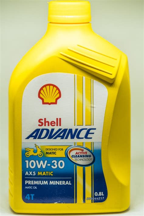 Jual Oli Motor Matik Terbaik Shell Advance 10W 30 800ml Special Edition