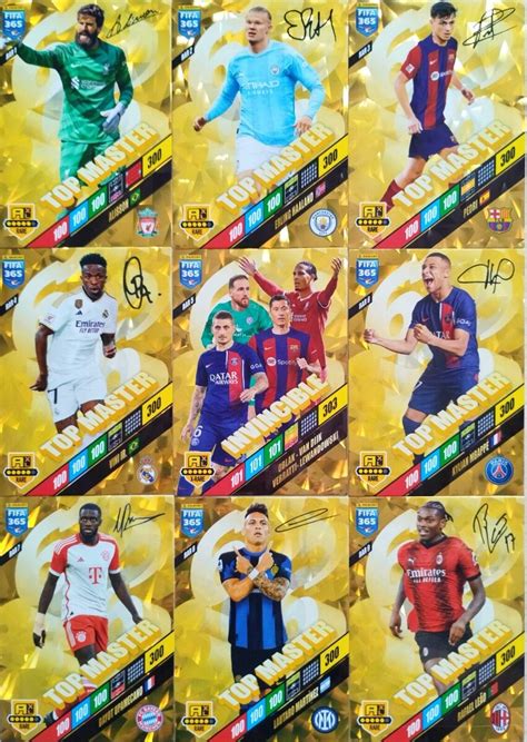 Topomasters Panini Fifa Adrenalyn Rare Top Master Mbappe