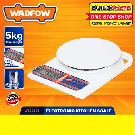 Buildmate Wadfow Electronic Kitchen Scale Kg Table Digital Weighing