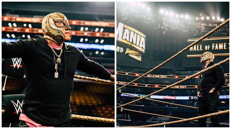 Photo Wwe Share Stunning Pictures Of Rey Mysterio Without His Mask