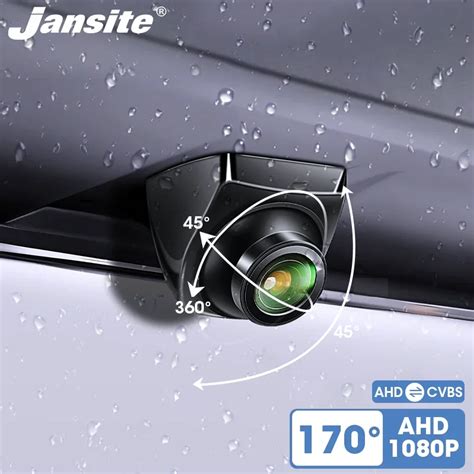 Jansite 170 AHD 1920x1080P Car Rear View Camera Golden Fisheye Lens