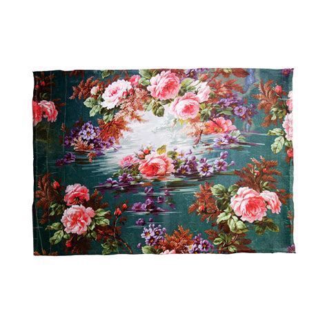 Emerald Green Background Flowers – Print with Passion Decor