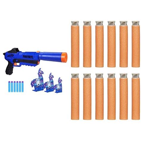 Nerf Fortnite Sp R And Llama Targets With 12 Extra Elite Accustrike Darts Pack Ages 8 And Up