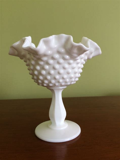 Beautiful Fenton White Hobnail Milk Glass By Countrygirlsvintage