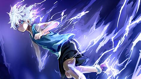 Killua Lightning Hunter X Hunter 4k Pc Hd Wallpaper Rare Gallery