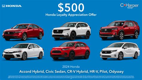 C. Harper Honda New Vehicle Specials.