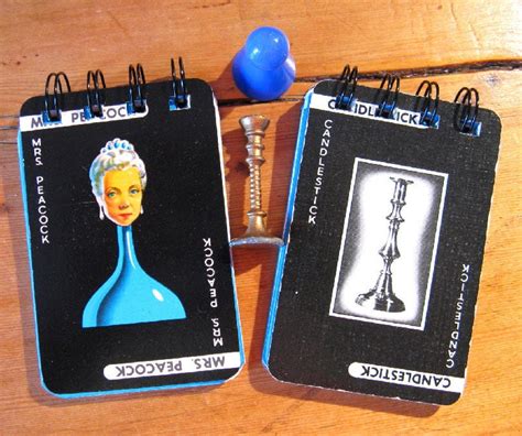 Cluedo Notebook Set Mrs Peacock With The Candlestick 2