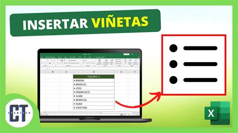 Como Poner Vi Etas En Excel Youtube