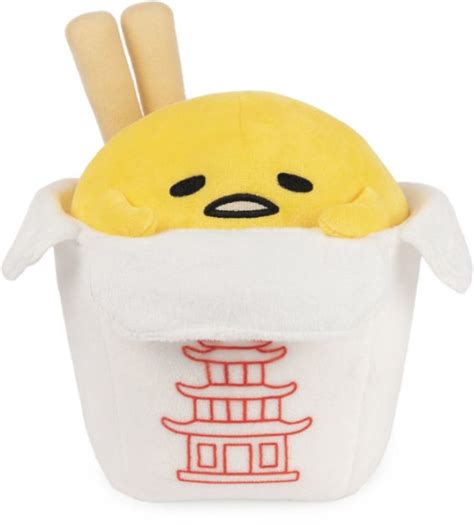 GUND Sanrio Gudetama The Lazy Egg Stuffed Animal, Gudetama Takeout ...