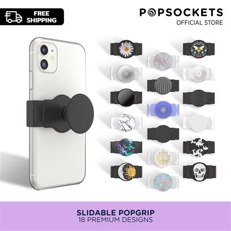 Popsockets Slide Stretch Popgrip The Premium Phone Grip Popgrip Pop Socket Pop Sockets