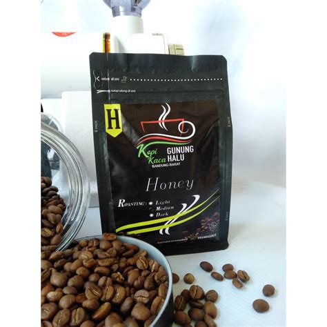 Jual KOPI ARABICA GUNUNG HALU HONEY PROCESS 200gr BUBUK ROAST BEAN