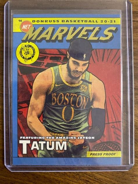 Panini Donruss NET MARVELS Giannis Damian Lillard Jayson Tatum Press